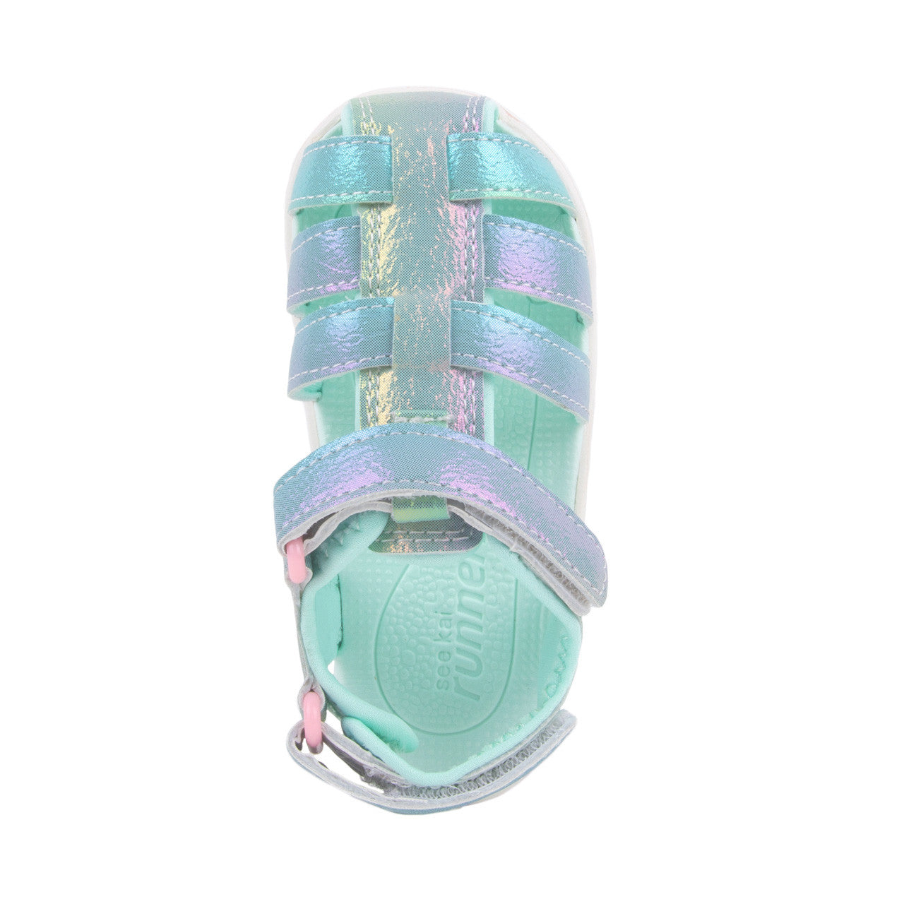 See Kai Run Girl's Paley Silver Rainbows