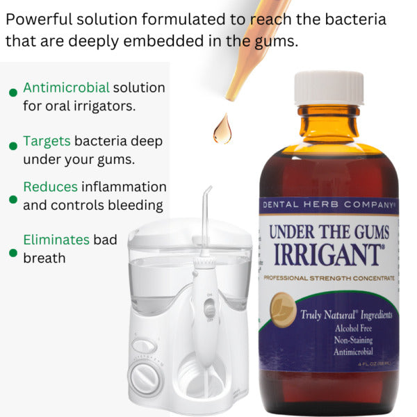 Dental Herb Under the Gums Irrigant – Solution for oral irrigators