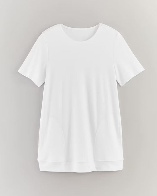 BLAIR Women's Tops Essential Knit Pocket Top 3 (Women Plus)
