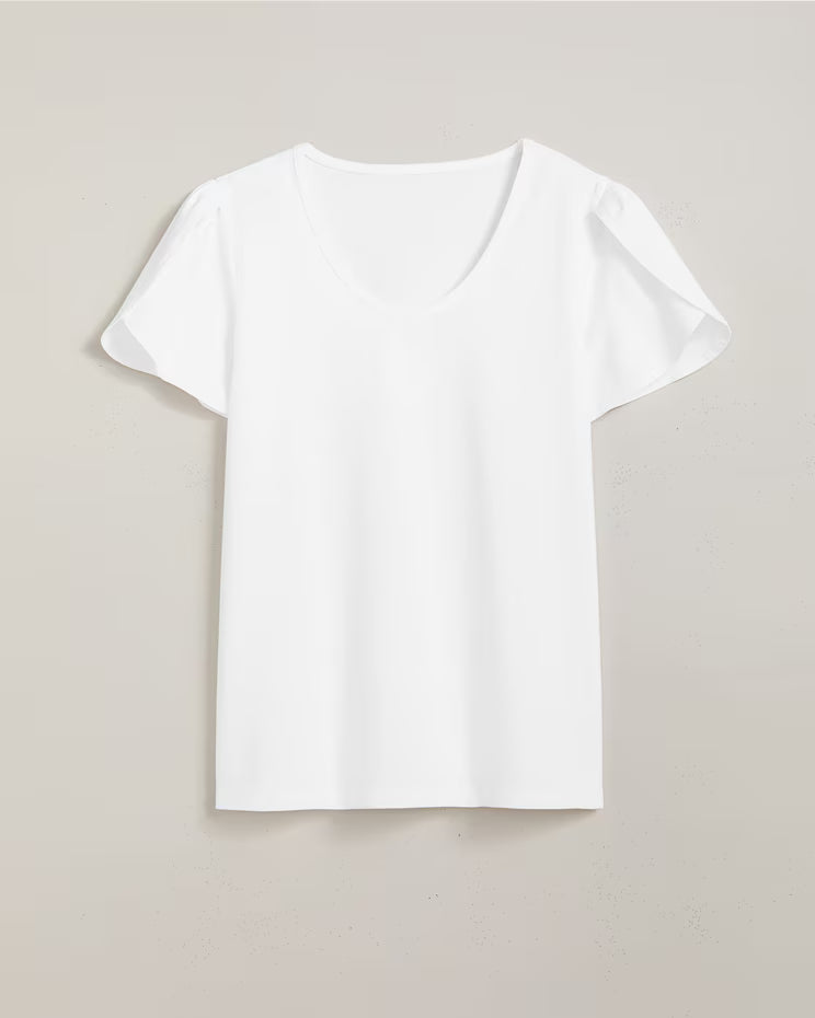 BLAIR Women's Tulip Sleeve Knit Top (Women Plus)