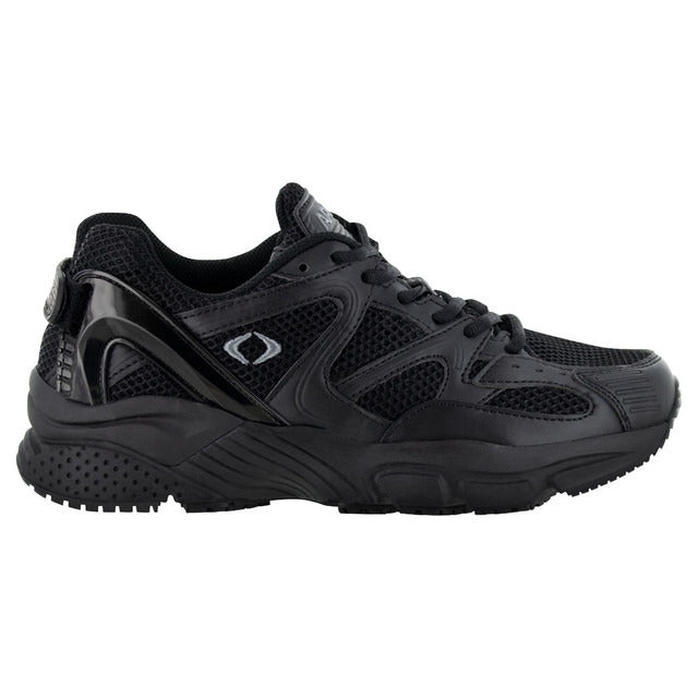 Apexfoot Men's Boss Runner Active Shoe - Black - Wide (2E)