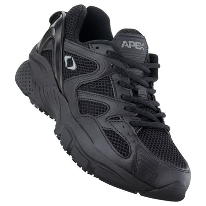 Apexfoot Men's Boss Runner Active Shoe - Black - Wide (2E)