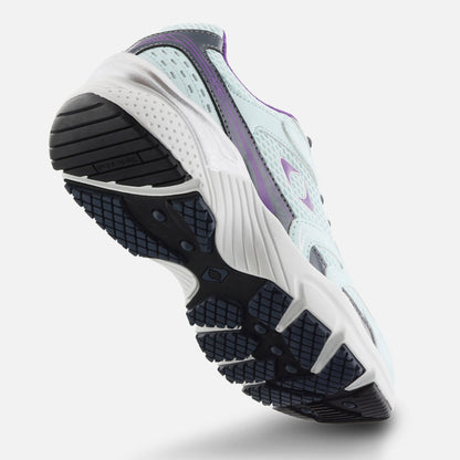Apexfoot Women's Boss Runner Active Shoe - X Last - Seafoam / Purple - Medium (B)