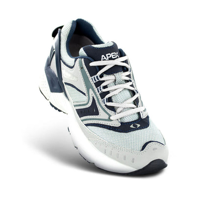 Apexfoot Men's Rhino Runner Active Shoe - X Last - Blue - X-Wide (4E)