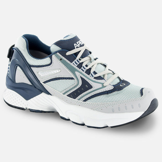 Apexfoot Men's Rhino Runner Active Shoe - X Last - Blue - X-Wide (4E)