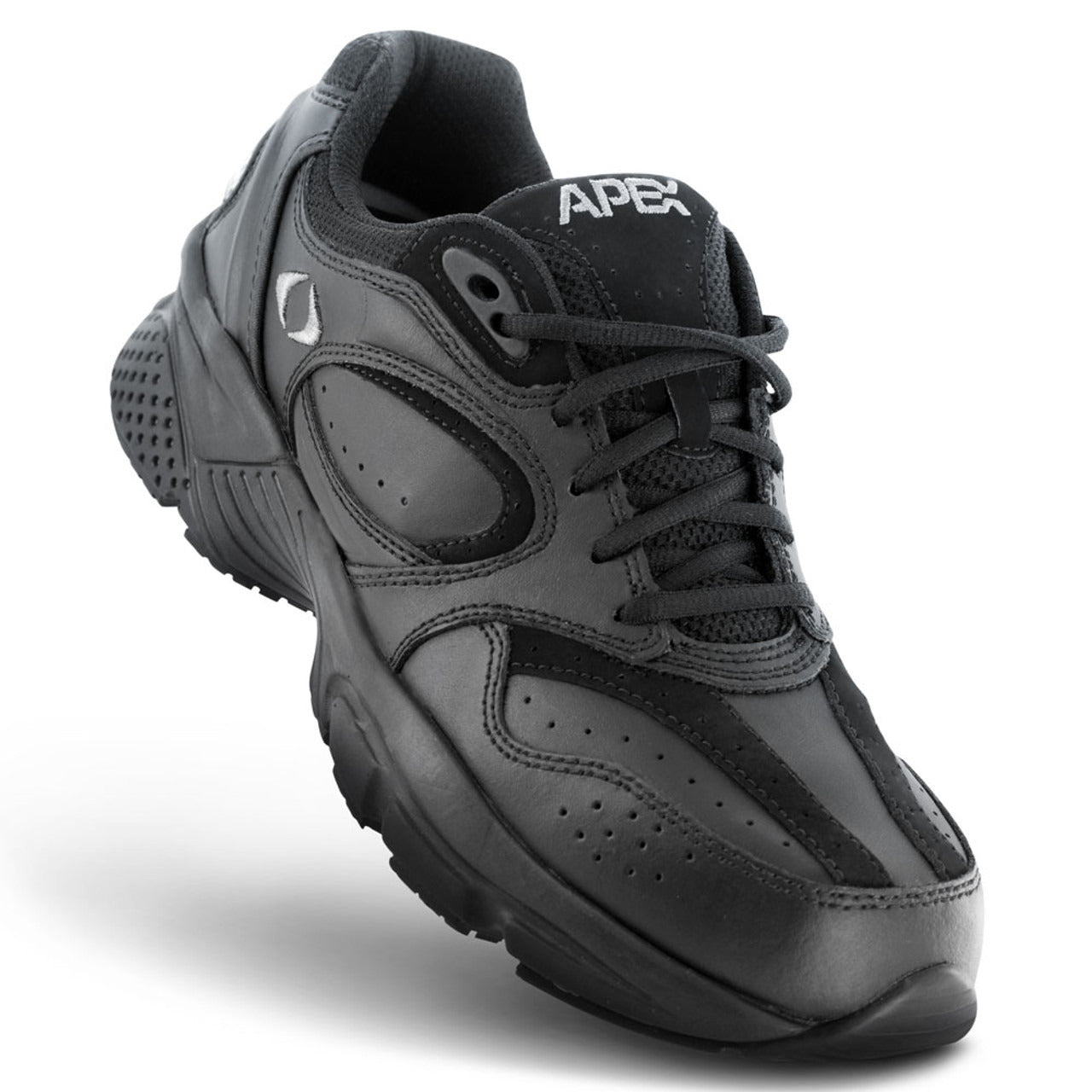 Apexfoot Women's Lace Walking Shoe - X Last - Black