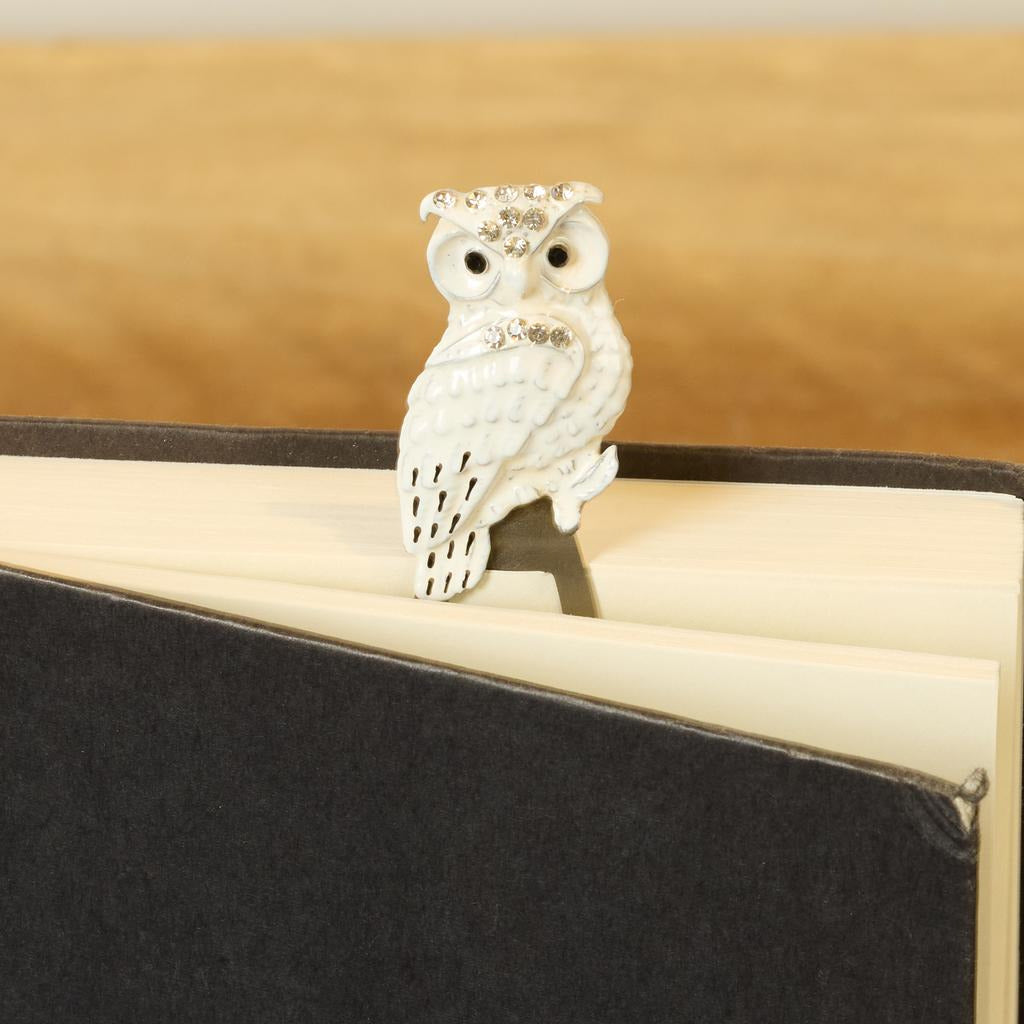 Cracker Barrel Snow Owl Bookmark