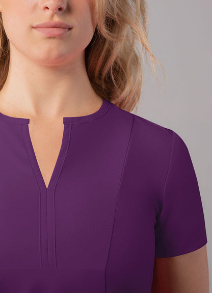 Adar Women's Notched V-neck Top 1