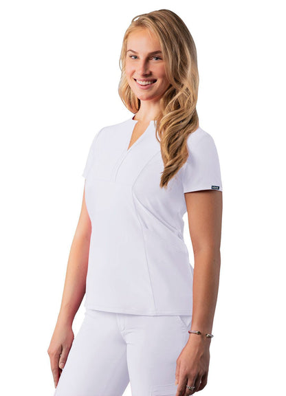 Adar Women's Notched V-neck Top 1