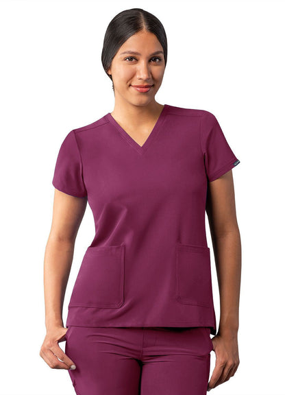 Adar Women's Modern V-Neck Top 2