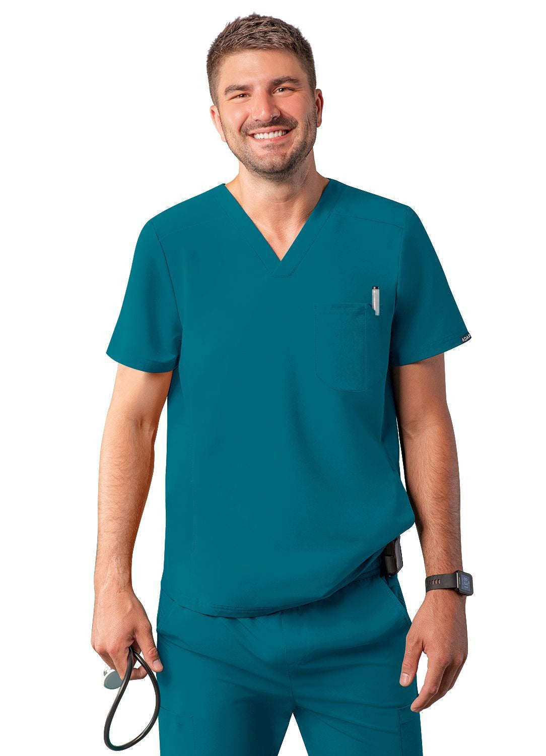 Adar Men's Modern V-Neck Top 1