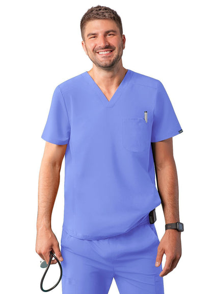 Adar Men's Modern V-Neck Top 1