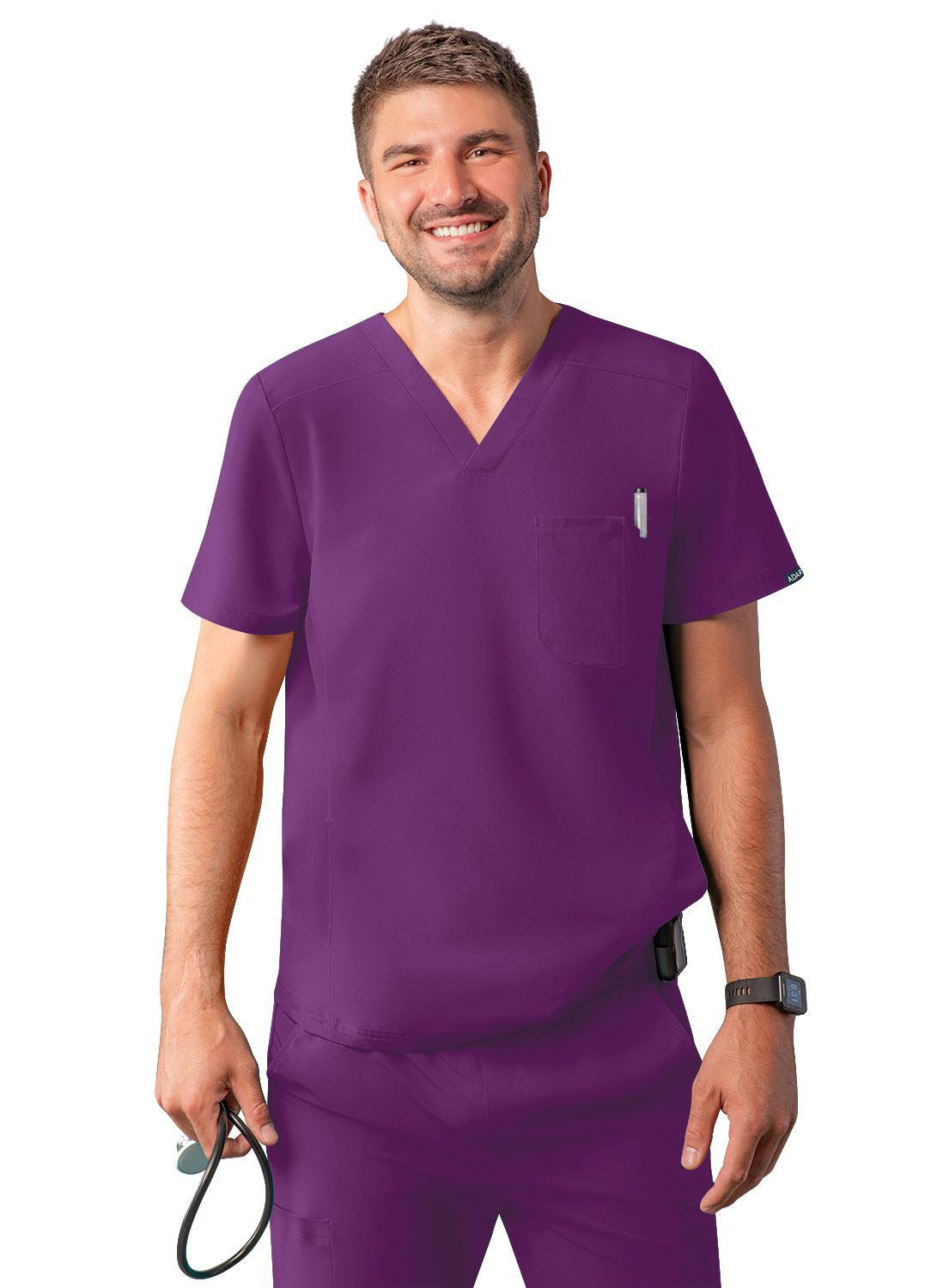 Adar Men's Modern V-Neck Top 1
