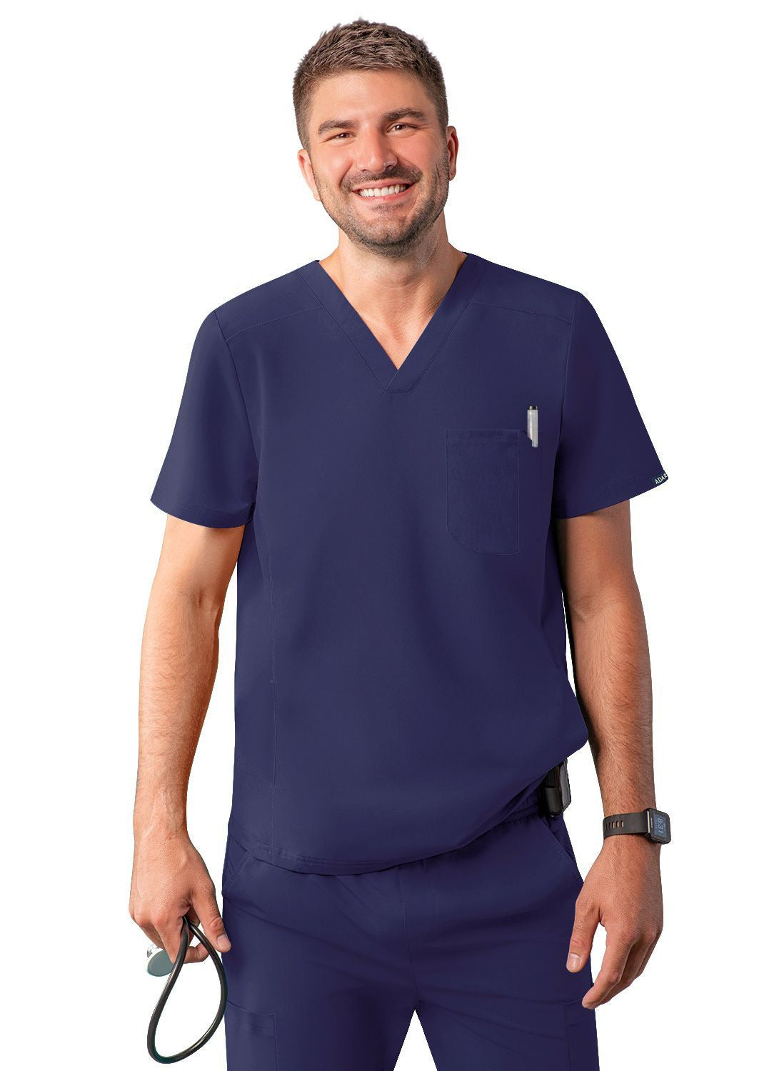 Adar Men's Modern V-Neck Top 1