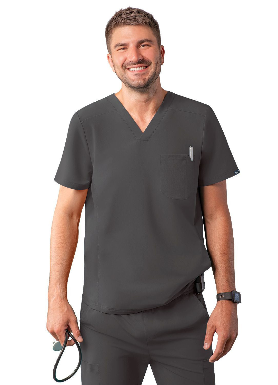 Adar Men's Modern V-Neck Top 1