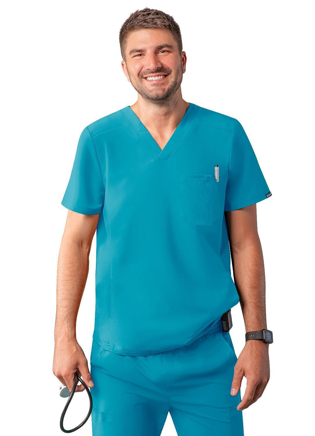 Adar Men's Modern V-Neck Top 1