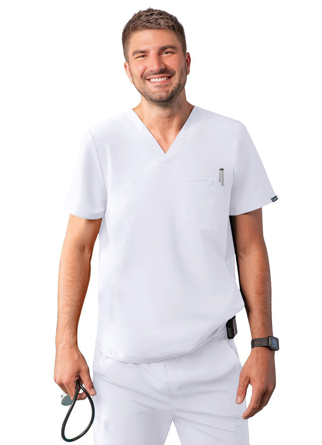 Adar Men's Modern V-Neck Top 1