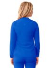 Adar Women's Bomber Zipped Jacket - Navy - Pewter - Royal Blue