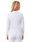Adar Women's Bomber Zipped Jacket - Turquoise - White