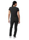 Adar Women's Go-Basic Scrub Set - Black - Caribbean Blue - Ceil Blue