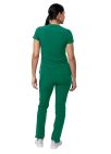 Adar Women's Go-Basic Scrub Set - Eggplant - Hunter Green - Navy