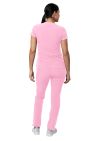 Adar Women's Go-Basic Scrub Set - Caramel - Mocha Quartz - Soft Pink