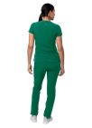 Adar Women's Go-Higher Scrub Set - Eggplant - Hunter Green - Navy