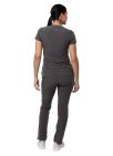 Adar Women's Go-Higher Scrub Set - Pewter
