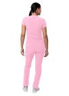Adar Women's Go-Higher Scrub Set - Caramel - Mocha Quartz - Soft Pink