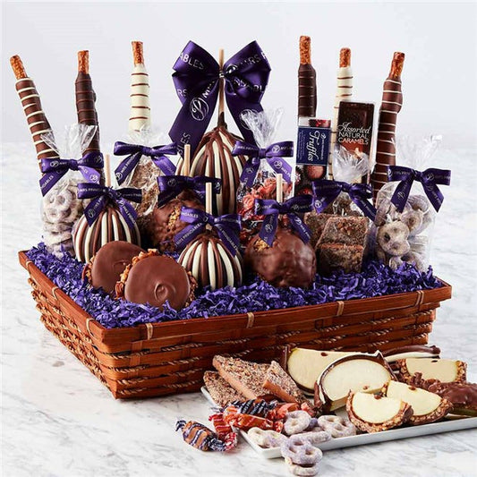 Mrs Prindables Abundant Caramel Apple Gift Basket