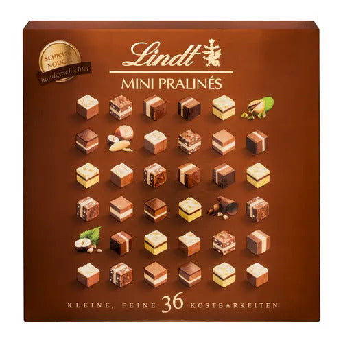 Lindt Chocolate Mini Nougat Pralines 165G