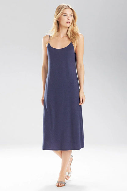 Natori Shangri-La TENCEL Slip Dress - Ht Night Blue