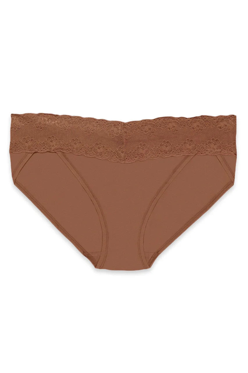 Natori Bliss Perfection One-Size V-Kini - Cinnamon (x2)