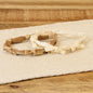 Cracker Barrel 2 Pack Ivory And Tan Bling with Bows Headbands