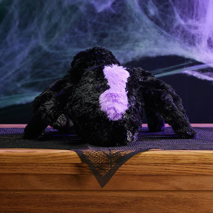 Cracker Barrel Black and Purple Spider Medium Plush