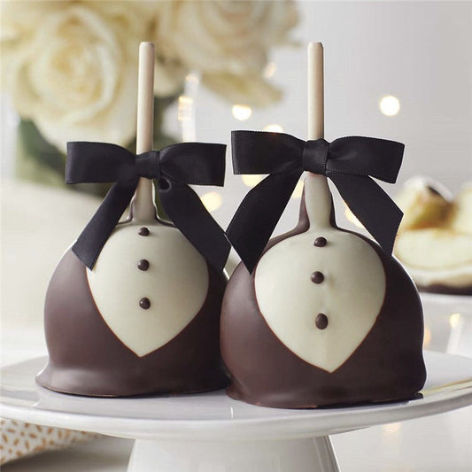 Mrs Prindables Tuxedo Caramel Apple 2-Pack