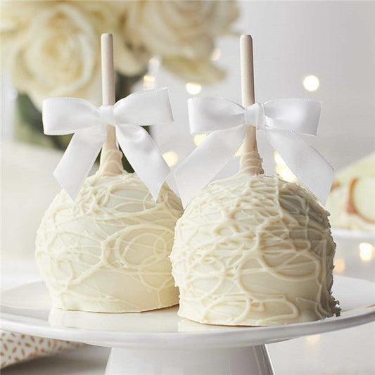 Mrs Prindables White Chocolate Bride Caramel Apple 2-Pack