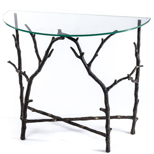 Cracker Barrel Aluminum Branch Console Table