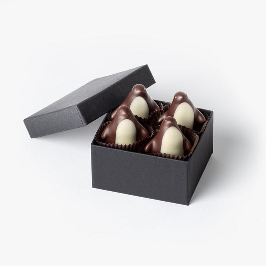 L.A. Burdick Chocolates Chocolate Penguin Sampler x6