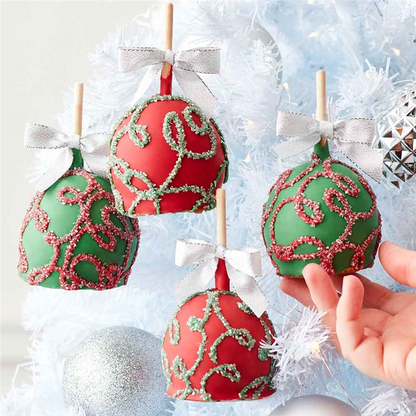 Mrs Prindables Christmas Ornaments Caramel Apple Gift Set