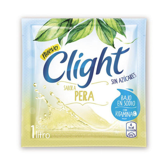 Pampa Direct Jugo Clight Pera Powdered Juice Pear Flavor No Sugar, 7 g / 0.3 oz (box of 20)