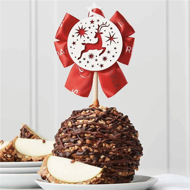 Mrs Prindables Prancing Reindeer Jumbo Caramel Apple