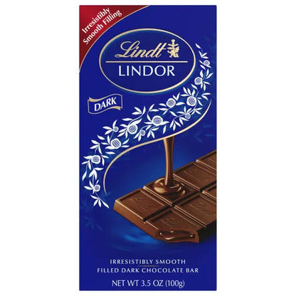 Lindt Chocolate LINDOR Dark Chocolate Truffle Bar (3.5 oz)