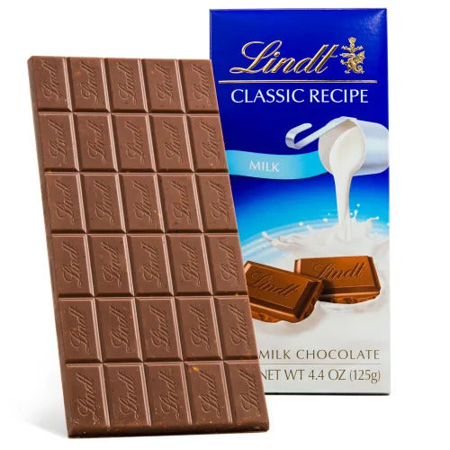 Lindt Chocolate Milk Chocolate CLASSIC RECIPE Bar (4.4 oz)