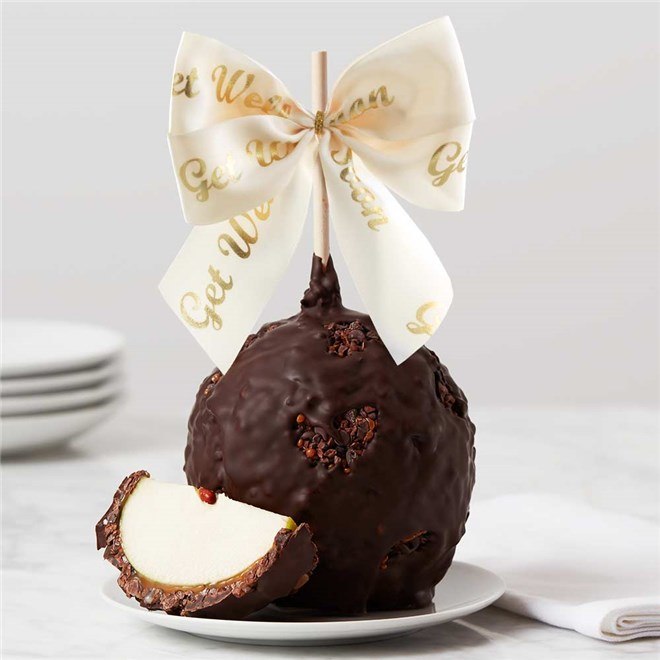 Mrs Prindables Get Well Soon Jumbo Caramel Apple