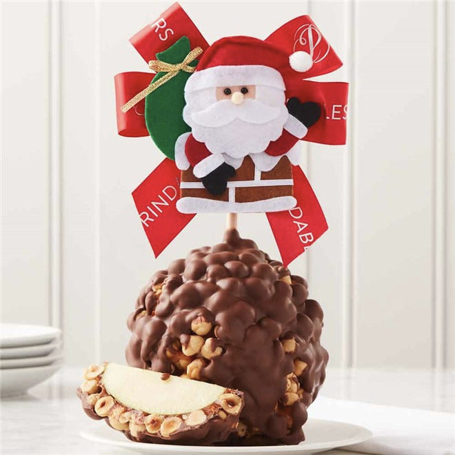 Mrs Prindables Jolly Old Saint Nick Jumbo Caramel Apple