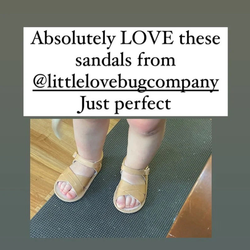 Little Love Bug Co. Desert Sand Sandal {Premium Leather}