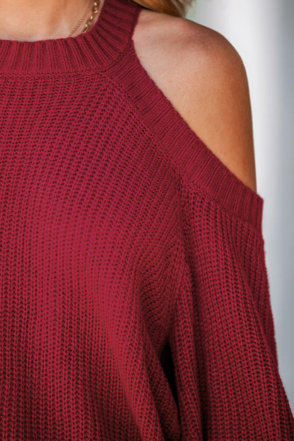 Cupshe Toasty Open-Shoulder Rib Sweater (x2)