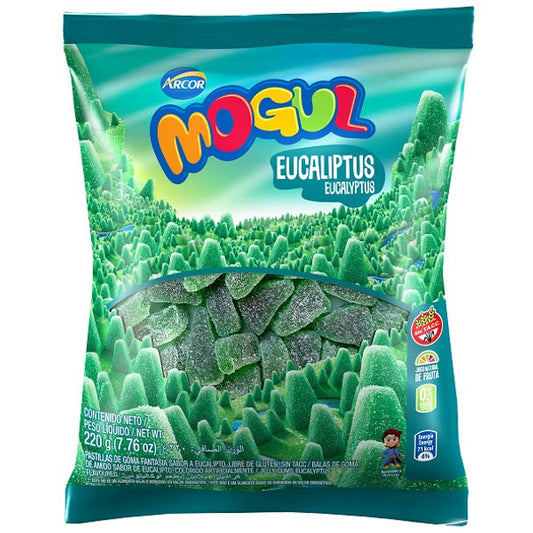 Pampa Direct Mogul Jelly Gums Gomitas Eucaliptus Eucalyptus Candies Gummies, 220 g / 7.76 oz