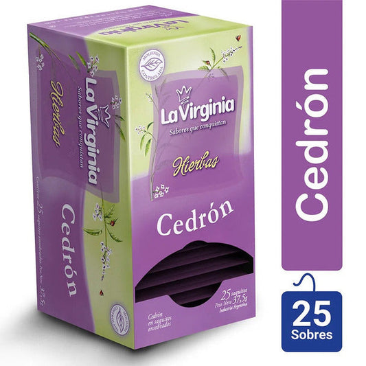 Pampa Direct La Virginia Cedrón Lemon Verbena Tea In Bags (box of 25 bags)